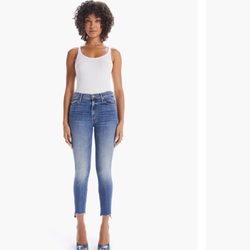 MOTHER Denim Sz28 Stunner Zip Ankle Fry (good girls do)